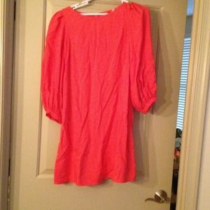 Hutch  3/4 sleeve coral dress