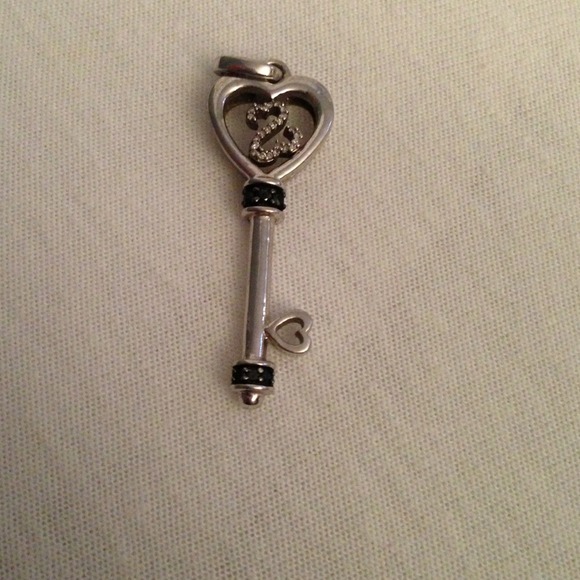 Kay jewelers open heart charm Sterling Silver