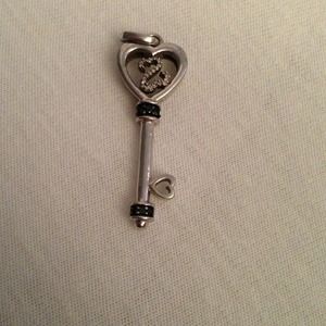 Kay jewelers open heart charm Sterling Silver