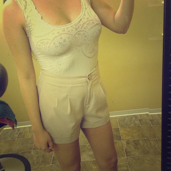 High waist shorts