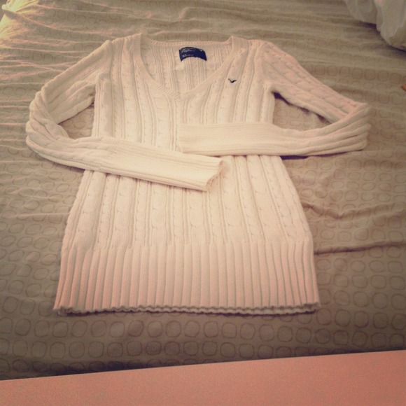 ❌Sold❌Off white knit sweater - Picture 1 of 2