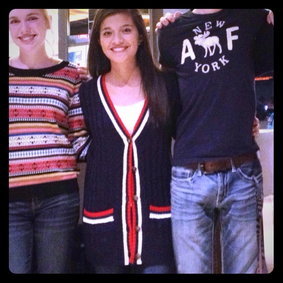 Patriotic Button Up Sweater