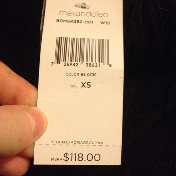 Black Cowl-Neck Sweater Dress - Picture 3 of 4