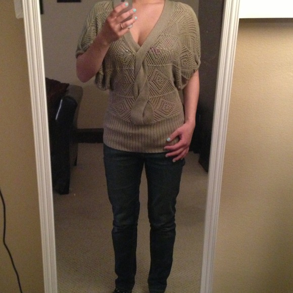 Forever 21 crochet sweater - Picture 1 of 3