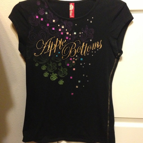 Apple bottom colorful shirt