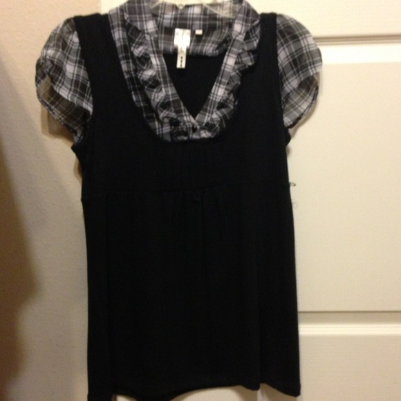 Plaid pullover duo