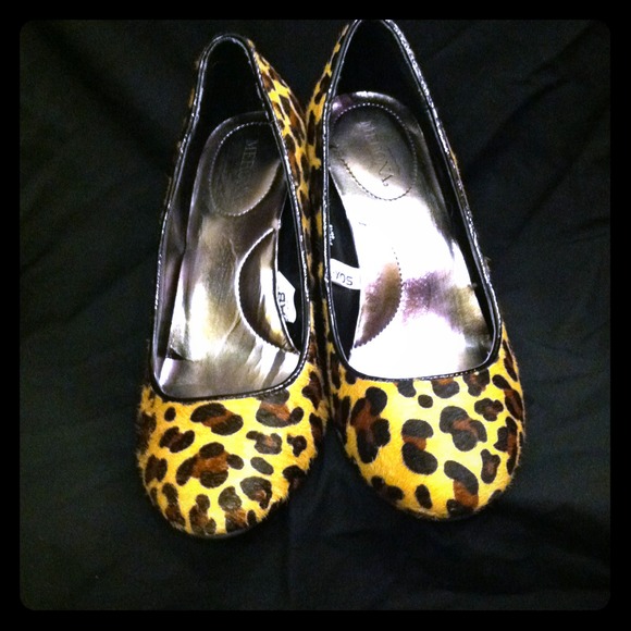 Animal print heels