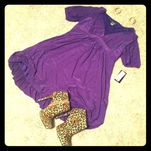 Purple/Violet bubble hem dress👗