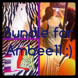 4 tank tops and a crocheted cardigans