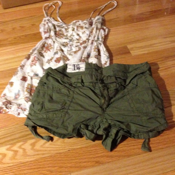 Shirt and shorts!
