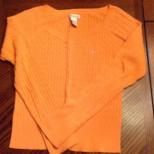 🎉SOLD🎉Aeropostale tangerine sweater