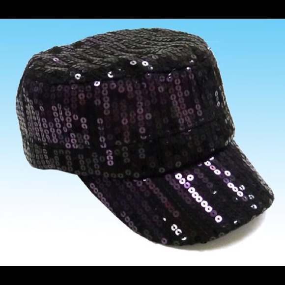Solid sequin cap