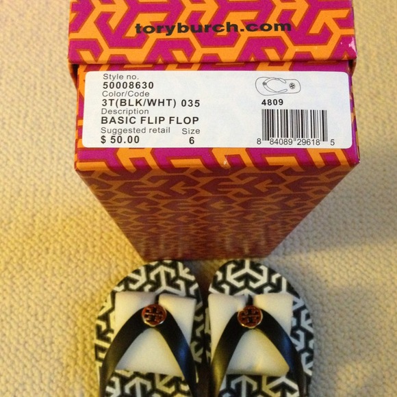 ❌SOLD❌💯%Authentic Tory Burch Flip Flop - Picture 4 of 4