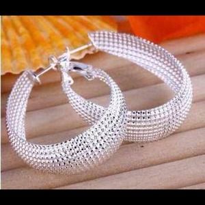 Hoops earring 925 sterling silver