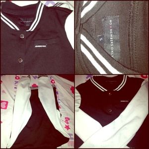 Members Only Varsity Sweater Jacket