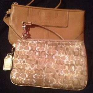 Bundle....coach wristlets