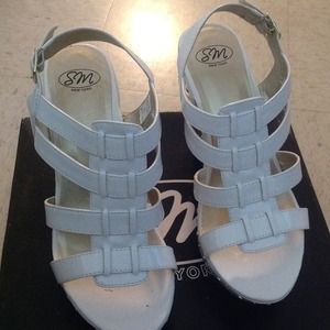 Cute strappy wedges