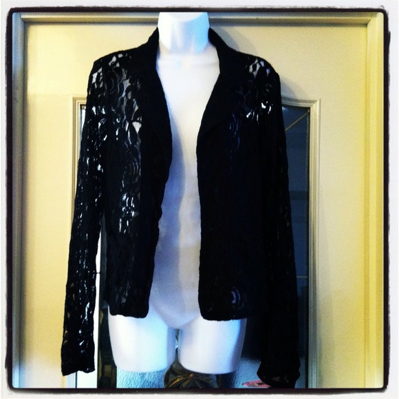 Vintage lace blazer - Picture 1 of 1