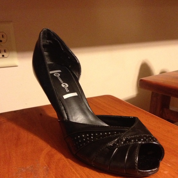 Black high heels
