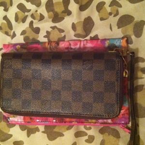 Louis Vuitton inspired wallet