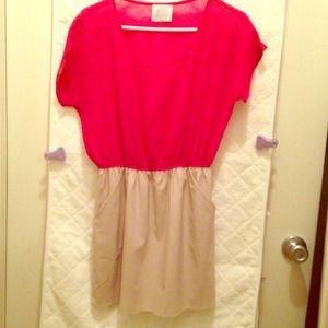 fuchsia spring/summer dress