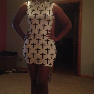 Party Dress Always Classy Black and Cream