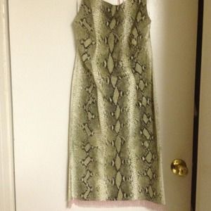 Snake Print Halter Top Dress size 8