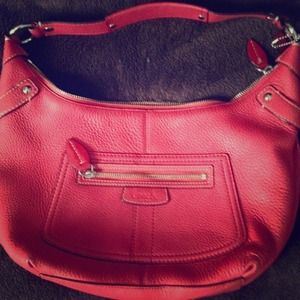 Leather Coach Handbag