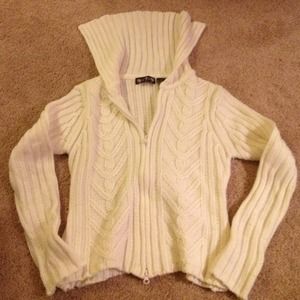 Stylish cream sweater