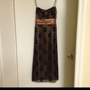 Black lace dress size 8