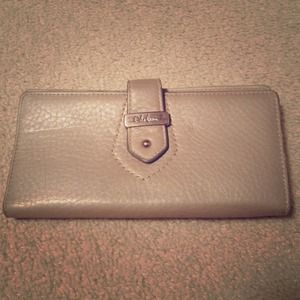 Cole Haan checkbook wallet