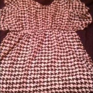 Black &white mini dress