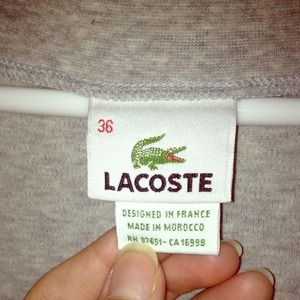 🌸On hold🌸 Lacoste grey sweater dress