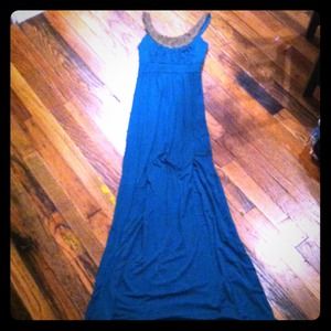 Soprano Tribal Beaded Neck Maxi - Turquoise, S