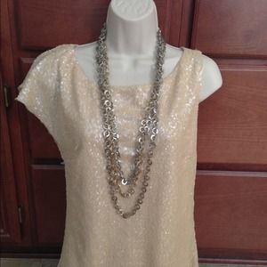 Mixed metal necklace