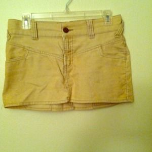 Tan Mossimo mini skirt