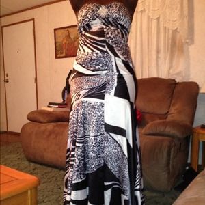 Gown Mermaid dress worn once !