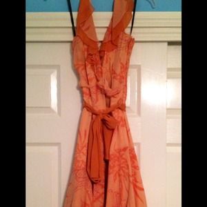 NWT Bebe size medium halter dress!