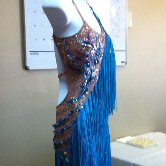 Latin ballroom dress - Picture 2 of 4