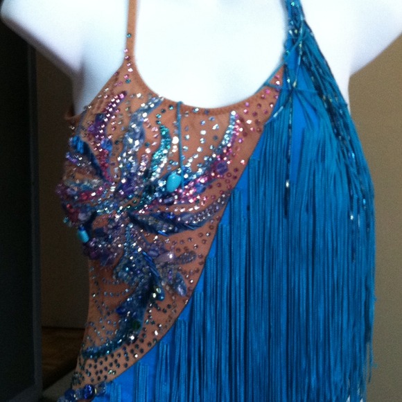 Latin ballroom dress - Picture 4 of 4