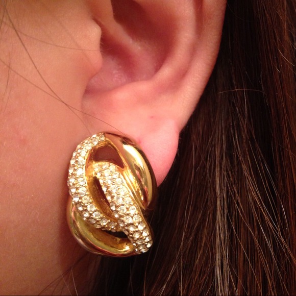 100%auth Vintage Christian Dior Clip on earrings - Picture 4 of 4