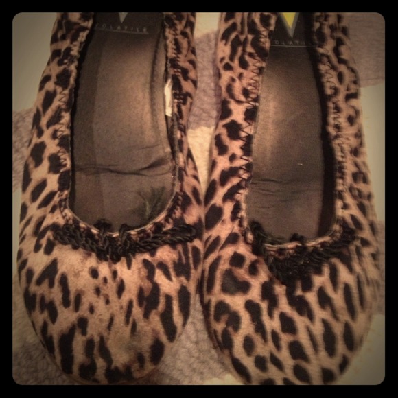 Leopard Print Flats