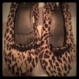 Leopard Print Flats