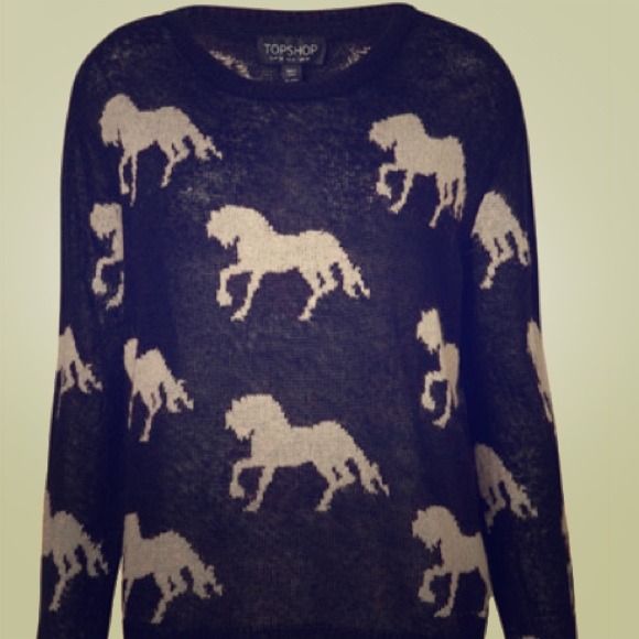 TopShop horse sweater 🐴💋