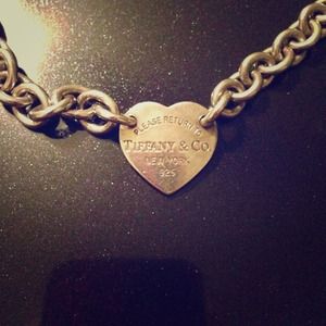 Tiffany's Silver Necklace (heart)