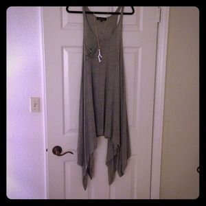 ✨Heather gray dress and Cream top✨