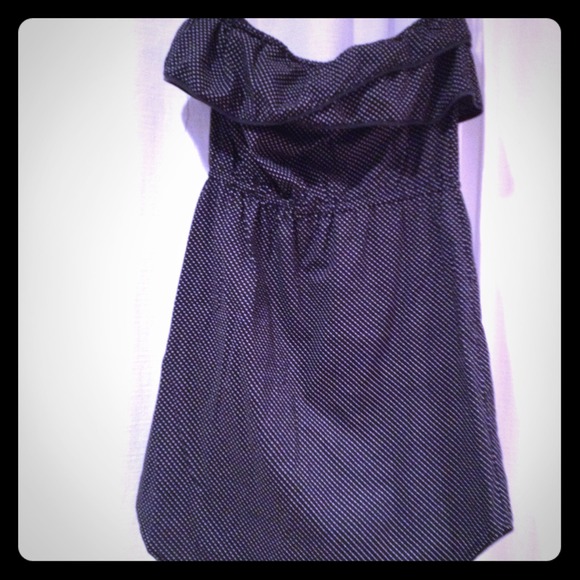 Traded @samual Roxy Polka Dot Strapless Dress