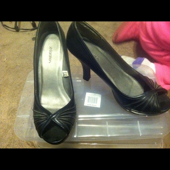 Black heels