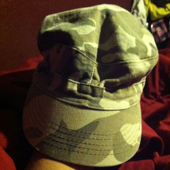 Military color hat.