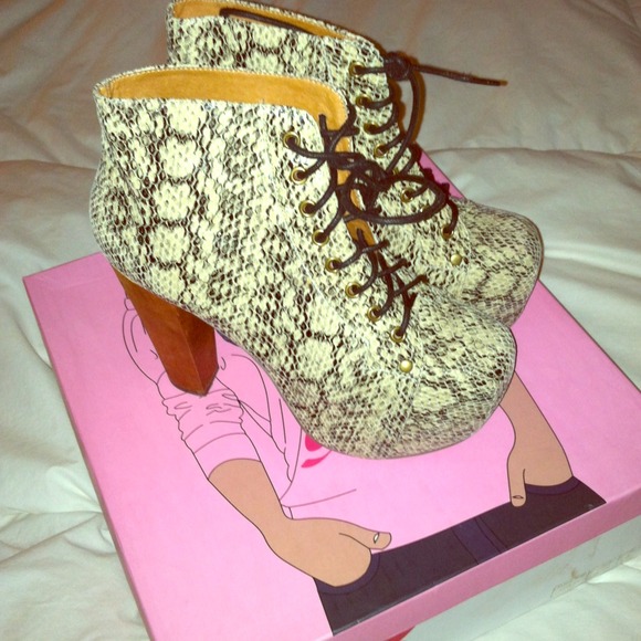 Jeffrey Campbell Shoes - Jeffrey Campbell python Litas